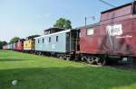 Das Red Caboose Motel besteht aus einer groen Sammlung von Caboose in den Farben der verschiedensten US-Bahngesellschaften (02.06.09)