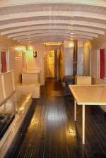 Innenansicht des Rutland Railroad Caboose #28 in  Steamtown  Scranton, PA (4.6.09) 