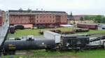 Blick �ber das Au�engel�nde des Railroaders Memorial Museum in Altoona, PA (5.6.09) 