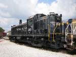 Western Maryland RS-3 195 steht im Baltimore & Ohio Railroad Museum, Baltimore Maryland.