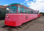 Doppeltriebwagen der Manitou & Pike's Peak Railway im Colorado Railroad Museum.