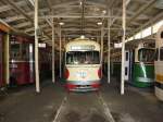 Pittsburgh Railways #1711, Baujahr 1949, im Pennsylvania Trolley Museum (Washington, PA, 8.6.09)