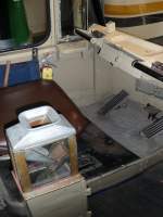 Fahrerplatz der Pittsburgh Railways #1711, Baujahr 1949, im Pennsylvania Trolley Museum (Washington, PA, 8.6.09)