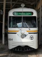 Port Authority of Allegheny County #4004, Baujahr 1988 und doch schon im Pennsylvania Trolley Museum (Washington, PA, 8.6.09) 