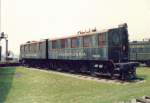 Pennsylvania Railroad DD1 #3936 steht am 3/11/1989 im Railroad Museum of Pennsylvania.  Sie ist eine stromschiene E-Lok.