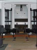 Blick in den Innenraum des Schneepflugs der Coudersport & Port Allegany im Railroad Museum Strasburg, PA (02.06.09) 