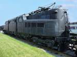 GG1 der Pennsylvania Railroad, Prototyp #4800, ohne Beschriftung im Railroad Museum Strasburg, PA (02.06.09) 