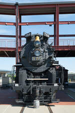 Front der Nickle Plate Road #759 Class 2-8-4 am 06.08.2022 in der Steamtown National Historic Site in Scranton, PA.