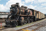 Canadian National #47 Class 4-6-4T in der Steamtown National Historic Site in Scranton, PA am 06.08.2022. Gebaut von den Montreal Locomotive Works wurde sie 1914 an die Grand Trunk Railway ausgeliefert und beförderte Pendlerzüge im Raum Montreal. Nach der Insolvenz der GTR erfolgte 1920 die Verstaatlichung des Unternehmens unter dem Dach der CNR. Maschinen diesen Typs wurden auch in den USA in den Großräumen New York, Boston und Chicago eingesetzt. Heute ist die CN #47 die einzige in den USA erhalten gebliebene Class 4-6-4T.