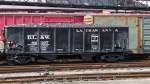 Coal hopper der  Delaware, Lackawanna and Western Railroad  in  Steamtown  Scranton, PA (4.6.09)