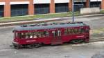 Wagen #76 der Philadelphia Suburban Transportation Corporation des  Electric City Trolley Museum  in Scranton, PA (4.6.09). 