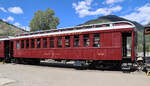 Wir haben die Sitze in diesem wunderschönen, historischen Personenwagen gebucht. Silverton, CO, 1.9.2022