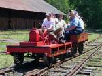 Seit 2007 ist die EBT-Draisine  Fairbanks  wieder unterwegs (Orbisonia, PA, 6.6.09)
