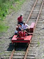 EBT Draisine  The Fairbanks  in Nahaufnahme (Orbisonia, PA, 6.6.09)