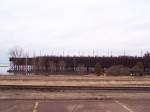 Auf diesem Bild ist eine Erzumschlagstelle von der Eisenbahn auf See, der Duluth & Iron Range (D.&I.R.), am 01.04.2006 in Two Harbors(MN) zu sehen.