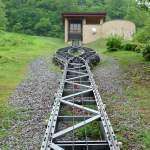 Schrgseilbahn an der Horseshoe Curve, PA (5.6.09).