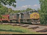 SD70ACe der Kansas City Southern Railway in Heavener, Oklahoma.