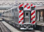 4.10.2013 Chicago, Vorort-Zug in der Van Buren Station.
