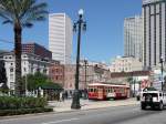 Tramwagen auf der Canal Street in New Orleans (29.5.09)