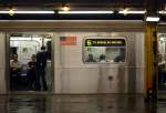 Kurze Verschnaufpause in der New Yorker Subway-Station  3.Avenue/ 138.Street  im Süden der Bronx. 12.6.2015