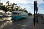 Strassenbahn der F Linie am Pier 33 in San Francisco am 22.09.2012