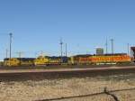 Mehrere BNSF Loks am 3.1.2008 in einem BW der BNSF in Amarillo (Texas).