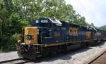 21.7.2012 bei Chicago, IL. CSX 2691 & 2512 (GP 38-2)aus Amtraks Cardinal aufgenommen.