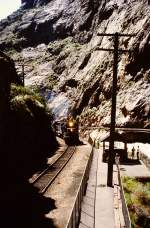 D&RGW SD40T-2 #5355 zieht am 14.