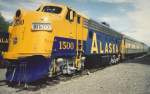 Alaska Railroad 1500 ist ein F7A Diesellok.