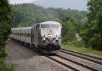 19.6.2012 Hudson Line der Metro North, kurz hinter Cold Spring, NY.