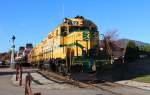 30.9.2013 North Conway, NH. Soeben aus Fabyan zurckgekehrt, der Notch Train