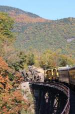 30.9.2013 Conway Scenic Railroad. Frankenstein Trestle