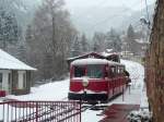 Lok 11 in der Talstation Manitou Springs, 19.Mrz 2010.