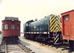 Diese S1 Diesellok ist American Locomotive Company (Alco) #5.  Sie war 20/9/1992 im Strasburg Railroad Zugbildungsbahnhof.  