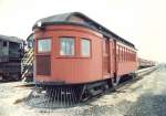 Lancaster Oxford & Southern Self-Propelled Railcar #10 steht 20/9/1992 am Strasburg Railroad, Lancaster Pennsylvania.