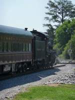 Bei der Rckkehr in die Station Grand Junction es geht erst mal ins Wende-Dreieck (Chattanooga, 30.5.09)