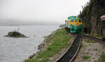 Auf dem White Pass beim Summit Lake setzte unsere Lok f�r die R�ckfahrt talw�rts um.
