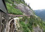 Fahrt durch die imposante Landschaft: White Pass - Skagway, 22.7.2012