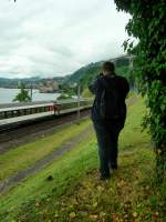 Selbst bei schlechtem Wetter ist Chateau de Chillon fr Bahnbilder.de Fotografen eine beliebte Fotostelle...
(6.6.2008) 