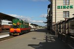 TSCHM33-3324 im Bahnhof von Pinsk. Ja Pinsk, nicht Minsk !  5.9.2016.