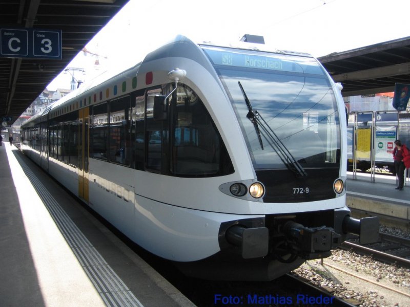 Thurbo GTW als S-Bahn am 26.04.08 in Schaffhausen