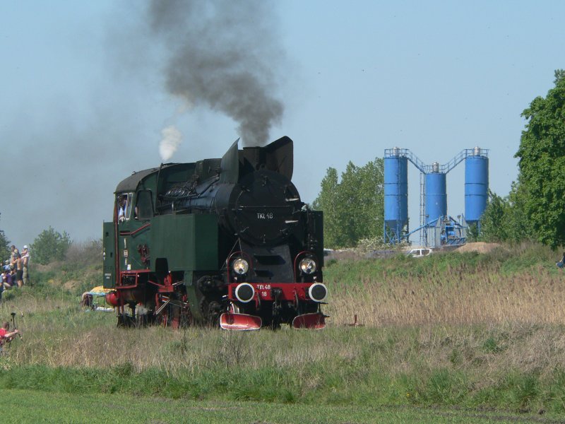 TKt48-18 am 2.5.2009 in Wolsztyn.