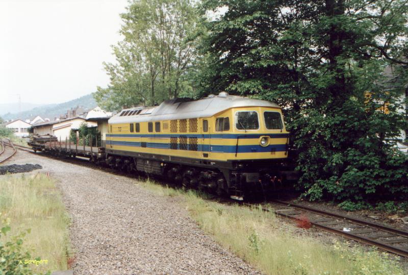 TLG Lok 9 im Eisenbahnmuseum Dieringhausen Juni 2000