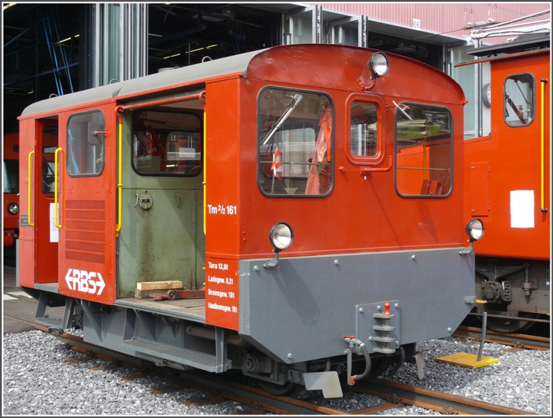 Tm 2/2 161 um RBS Depot Worbboden, (22.08.2009)