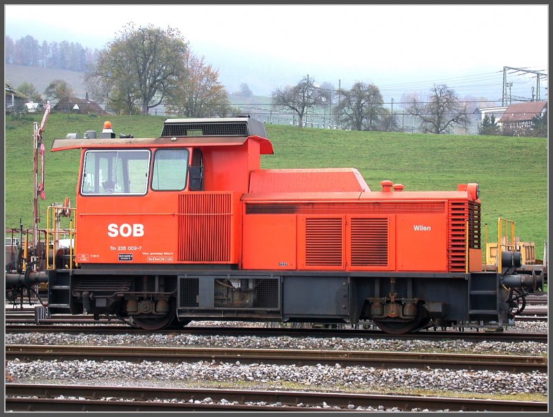 Tm 236 009-7  Wilen  in Samstagern. (10.11.2006)