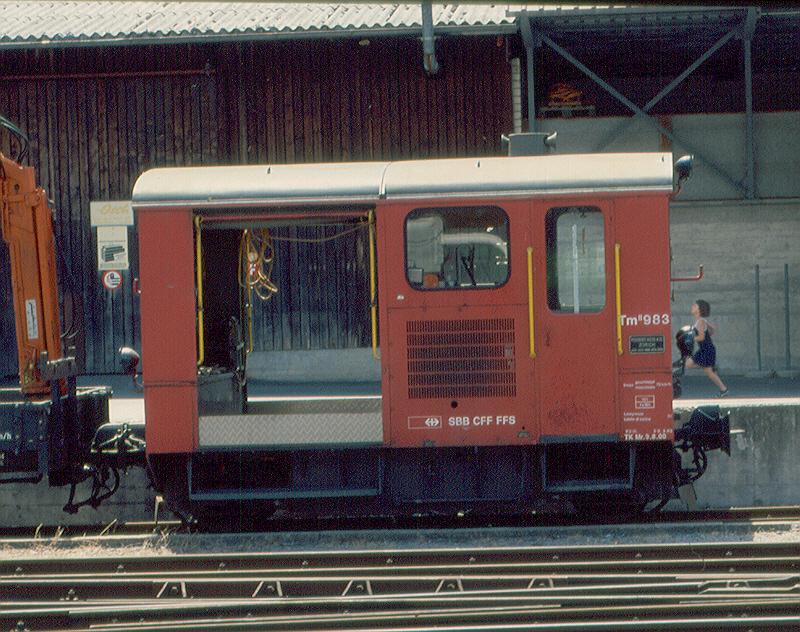 Tm II  983  ( SBB-Brnig )
03.07.04 Meiringen
