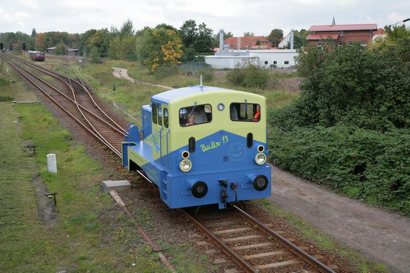TME mit der V 22 mit dem Namen Paulix 15 in Hagenow. 26.09.2008