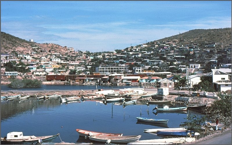 Topolobampo am Golf von Kalifornien ist Ausgangspunkt der erst 1963 erffneten Eisenbahnstrecke nach Chihuahua. (Archiv 02/77)