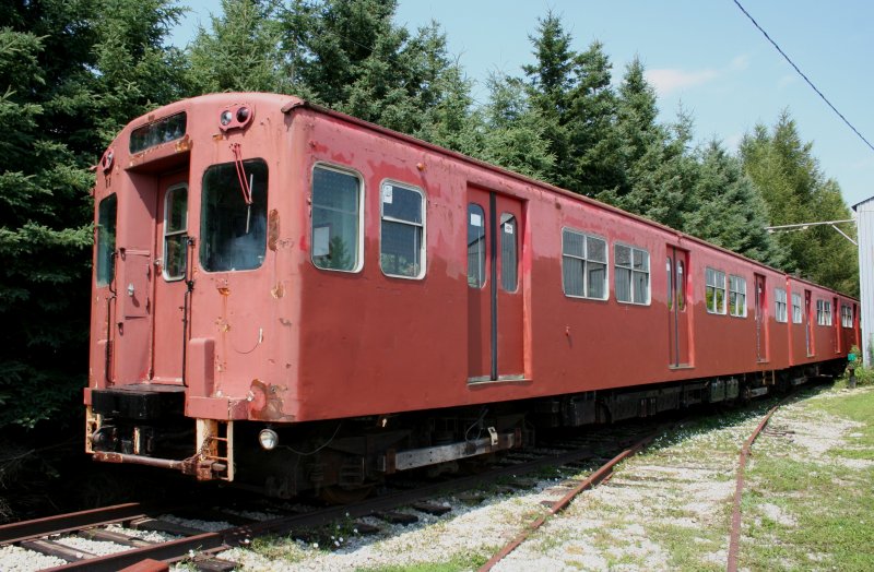 Toronto Transit Commission SE-DT #5098-5099 am 31.7.2009 im Halton County Radial Railway Museum.
