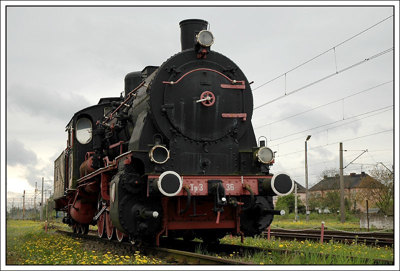 Tp3-36 als Denkmal abgestellt in Zbaszynek. (1.5.2008)